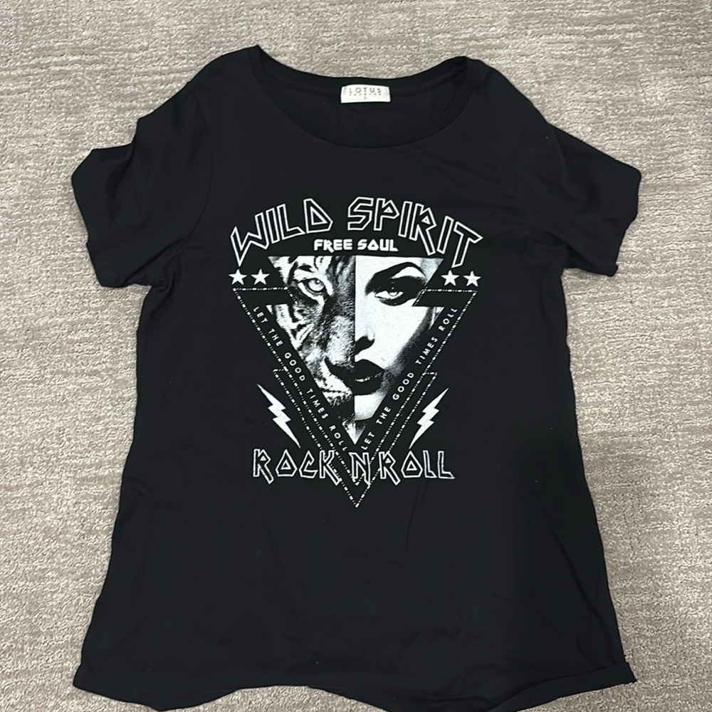 Wild spirit rock n roll tee